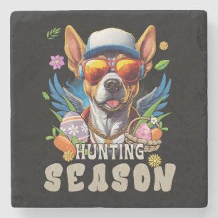 Posavasos De Piedra Huevo de Pascua de la Temporada de Caza