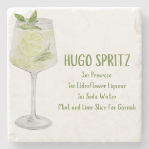 Posavasos De Piedra Hugo Spritz Coaster