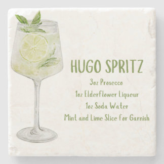 Posavasos De Piedra Hugo Spritz Coaster