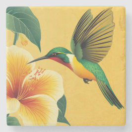 POSAVASOS DE PIEDRA HUMMINGBIRD #1