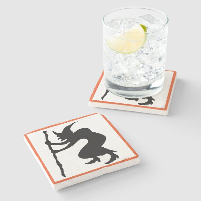 POSAVASOS DE PIEDRA HUNCHBACK HALLOWEEN WITCH (Lateral)