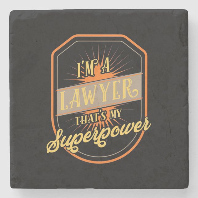 Posavasos De Piedra I Am A Lawyer (Anverso)