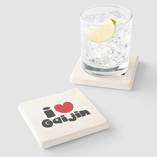 Posavasos De Piedra i heart Gaijin (Lateral)