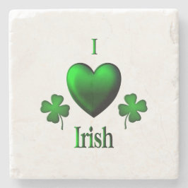 Posavasos De Piedra I Heart Irish