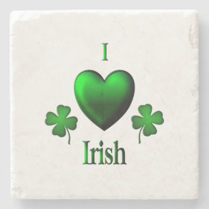 Posavasos De Piedra I Heart Irish