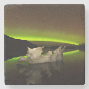 Posavasos De Piedra Iceberg Aurora