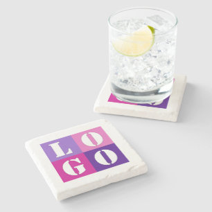 Posavasos De Piedra Idea Personalizado Boda simple y elegante