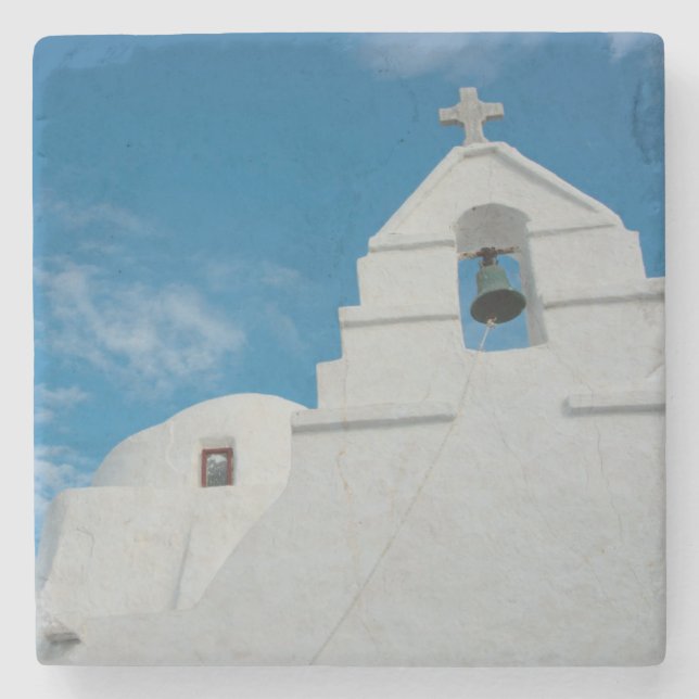 Posavasos De Piedra Iglesia típica encalada (Anverso)