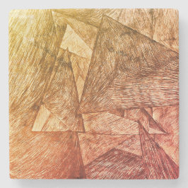 Posavasos De Piedra Ilusión de una montaña rusa