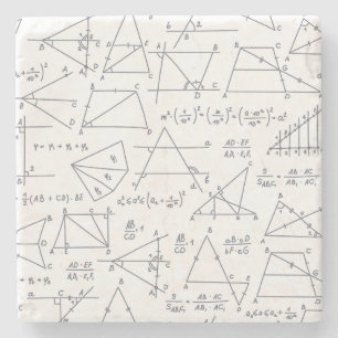 Posavasos De Piedra Ilustraciones de cálculos matemáticos a mano