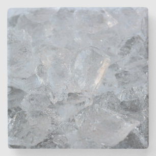 Posavasos De Piedra Imagen de cubo de hielo enfriando
