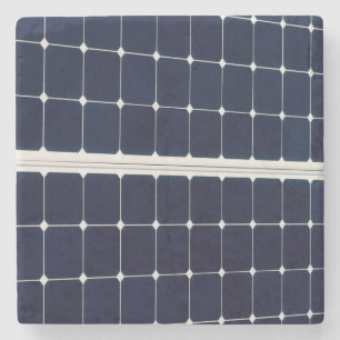 Posavasos De Piedra Imagen divertida de un panel de energía solar