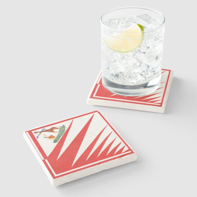 Posavasos De Piedra Imperiale Contrada della Giraffa - Giraffe Palio (Lateral)