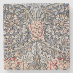 Posavasos De Piedra Impresión de honeysuckle (por William Morris)