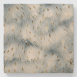 Posavasos De Piedra Impresión de oro azul