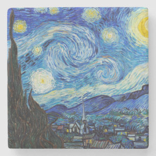 Posavasos De Piedra Impresionismo Vincent Van Gogh Starry Starry Night