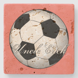 Posavasos De Piedra Increíble monograma de presupuesto deportivo de fú