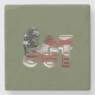 Posavasos De Piedra Increíble unidad militar patriótica