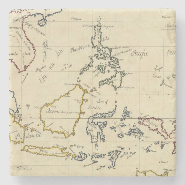 Posavasos De Piedra Indies del este (Anverso)