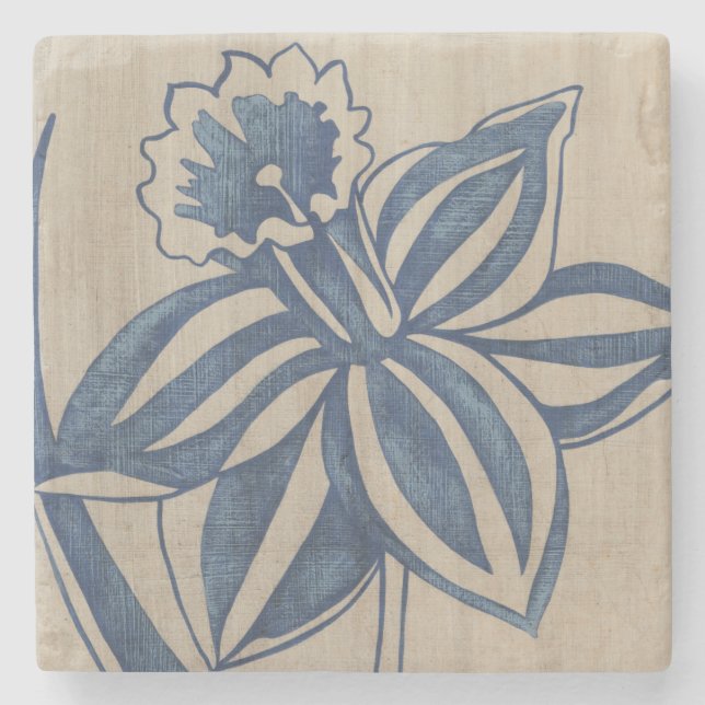 Posavasos De Piedra Indigo Daffodil (Anverso)