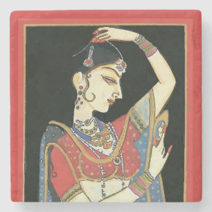 Posavasos De Piedra Indio, mujer de Mughal, princesa