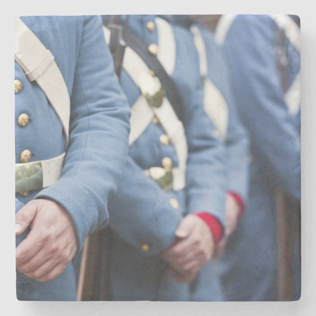 Posavasos De Piedra Infantes de marina civiles de la Guerra-era de los (Anverso)