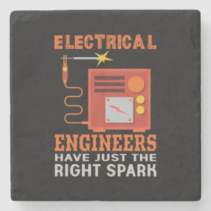 Posavasos De Piedra Ingenieros Eléctricos Tienen Lo Correcto