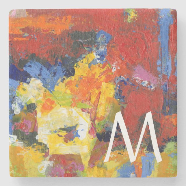 Posavasos De Piedra Inicial | Día de la Raza (Anverso)