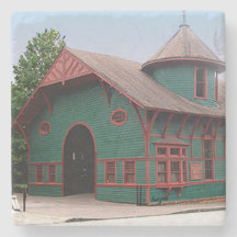 Inman Park, Trolley Barn, Atlanta Marble Coasters