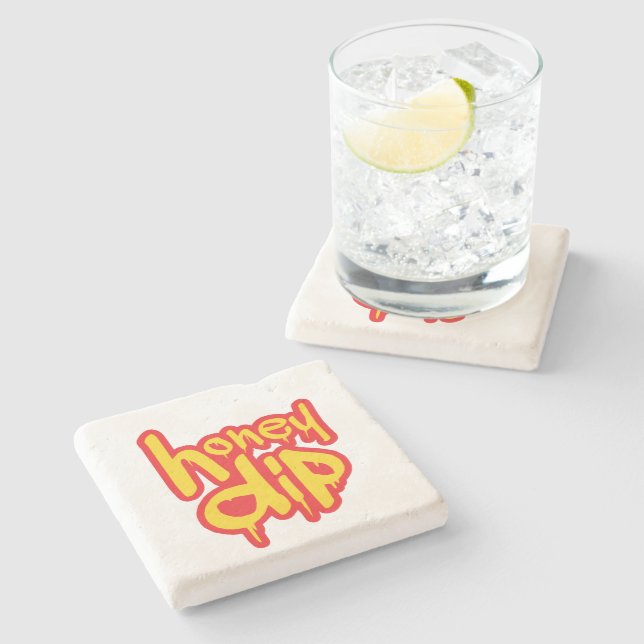 Posavasos De Piedra inmersión de miel (Lateral)