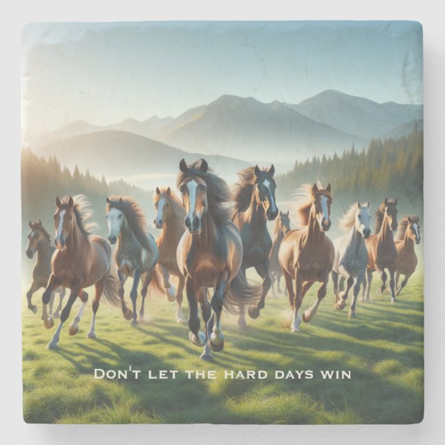 Posavasos De Piedra Inspirador motivacional (Anverso)