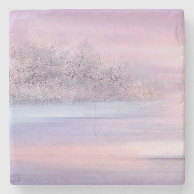 Posavasos De Piedra Invierno 06 (Anverso)