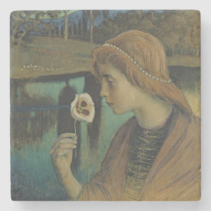Posavasos De Piedra Iphigenia Symbolist Stone Coaster