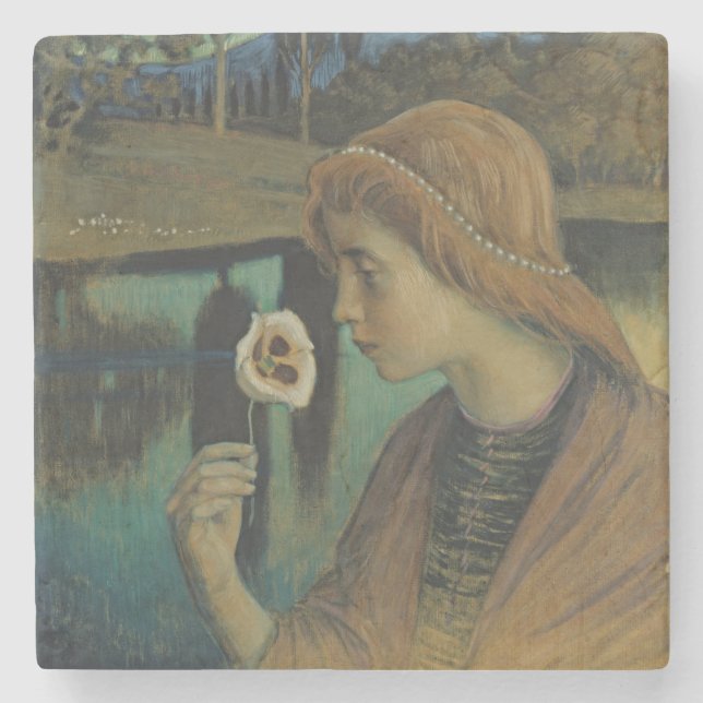 Posavasos De Piedra Iphigenia Symbolist Stone Coaster (Anverso)