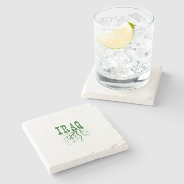 Posavasos De Piedra Irak: El arte de los árboles raíz de palabras El v (Lateral)