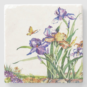 Posavasos De Piedra Iris salvajes