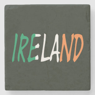 Posavasos De Piedra Irlanda sobre la base de un ataúd irlandés