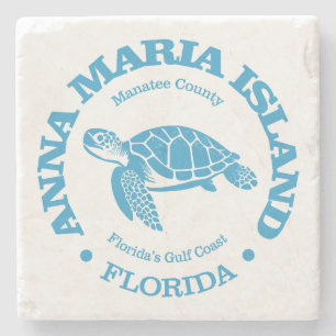 Posavasos De Piedra Isla Anna Maria (tortuga marina)