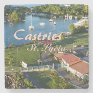 Posavasos De Piedra Isla del Caribe Castries Santa Lucía