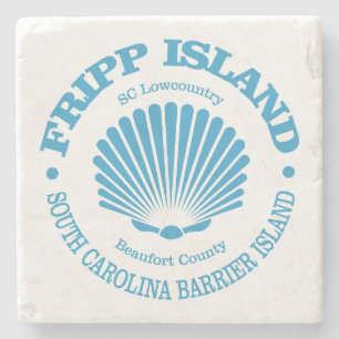 Posavasos De Piedra Isla Fripp (concha de mar)