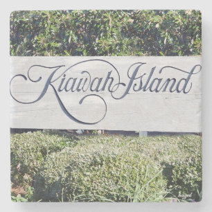 Posavasos De Piedra Isla Kiawah, Carolina del Sur, Pascua de Mármol SC