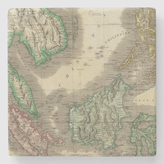 Posavasos De Piedra Islas de E la India (Anverso)