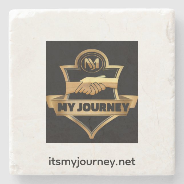 Posavasos De Piedra Its My Journey Coaster (Anverso)