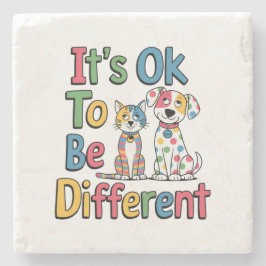 Posavasos De Piedra It's ok to be different