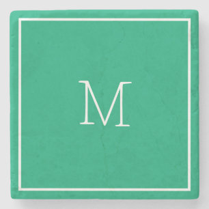 Posavasos De Piedra Jade Green Sandstone Coaster