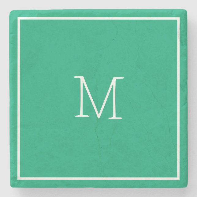 Posavasos De Piedra Jade Green Sandstone Coaster (Anverso)