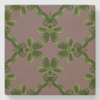 Posavasos De Piedra Jade Lattice in Dusty Lilac