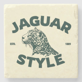Posavasos De Piedra Jaguar Stone Coaster