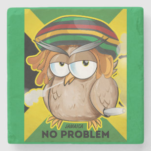 Posavasos De Piedra Jamaica No hay problema de Rasa humeante