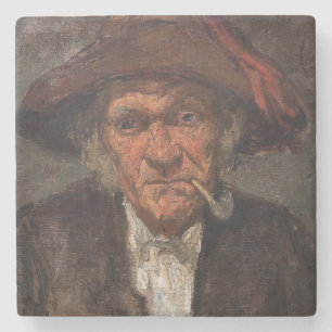 Posavasos De Piedra James Whistler - Hombre fumando una cuerda